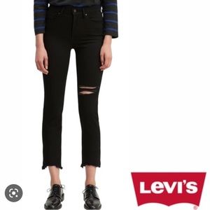 Levi’s 724 high rise straight crop